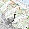 Mappa sentiero 151a Parco Naturale del Monte San Bartolo