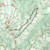 Mappa sentiero 24bis Monte Nerone