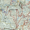 Mappa sentiero 33 Monte Nerone